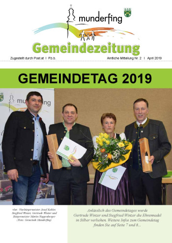 Cover Gemeindezeitung April 2019