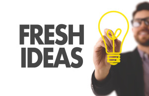 Dieses Bild zeigt den Schriftzug "Fresh Ideas"