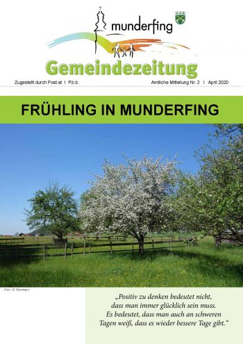 Cover Gemeindezeitung April 2020