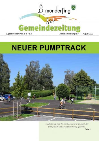 Cover Gemeindezeitung August 2020