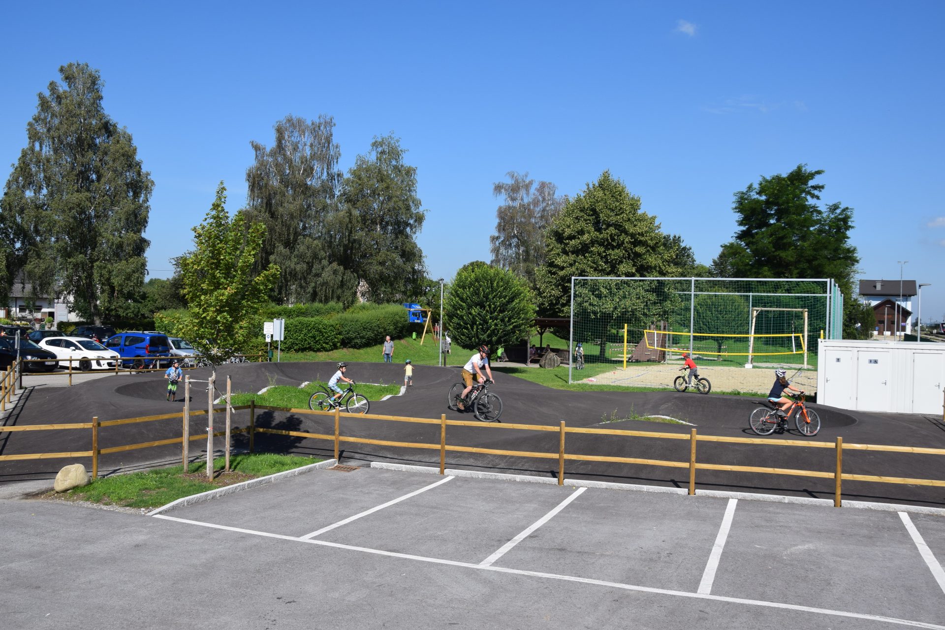 Benützung der Pumptrack