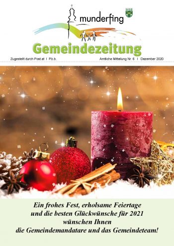 Cover Gemeindezeitung Dezember 2020