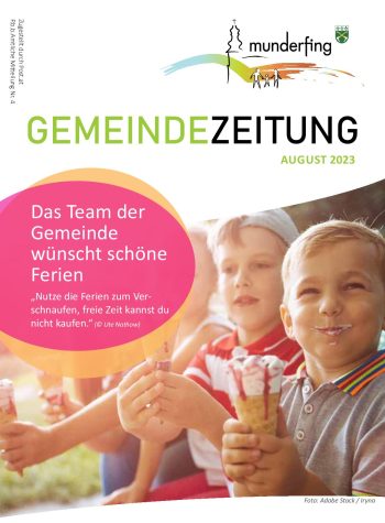 Cover Gemeindezeitung August 2023