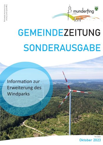 Cover Gemeindezeitung Sonderausgabe Oktober 2023