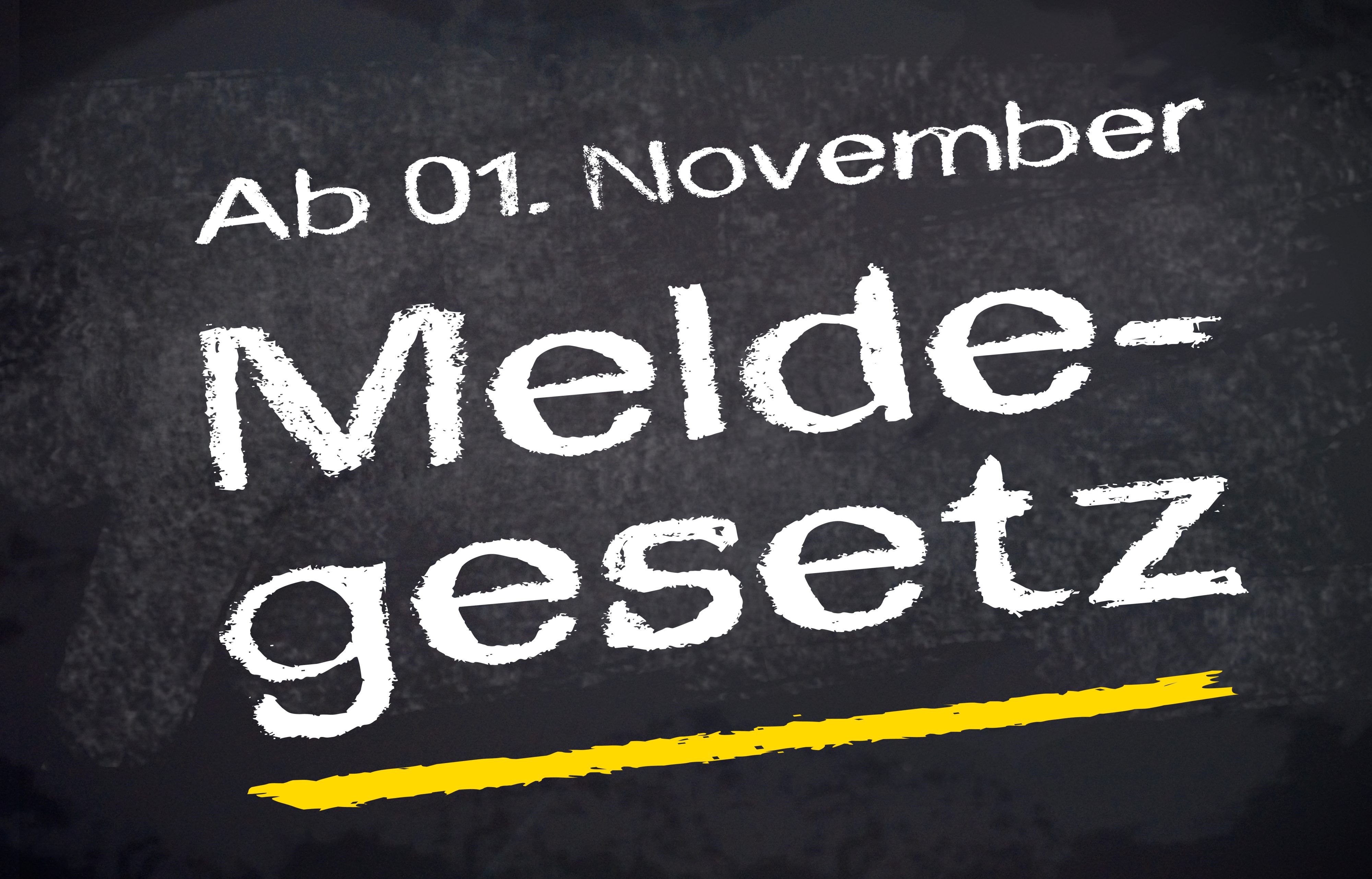 Meldezettel ab 1. November 2023