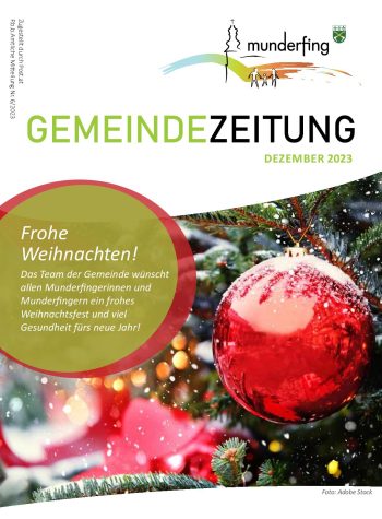 Cover Gemeindezeitung Dezember 2023