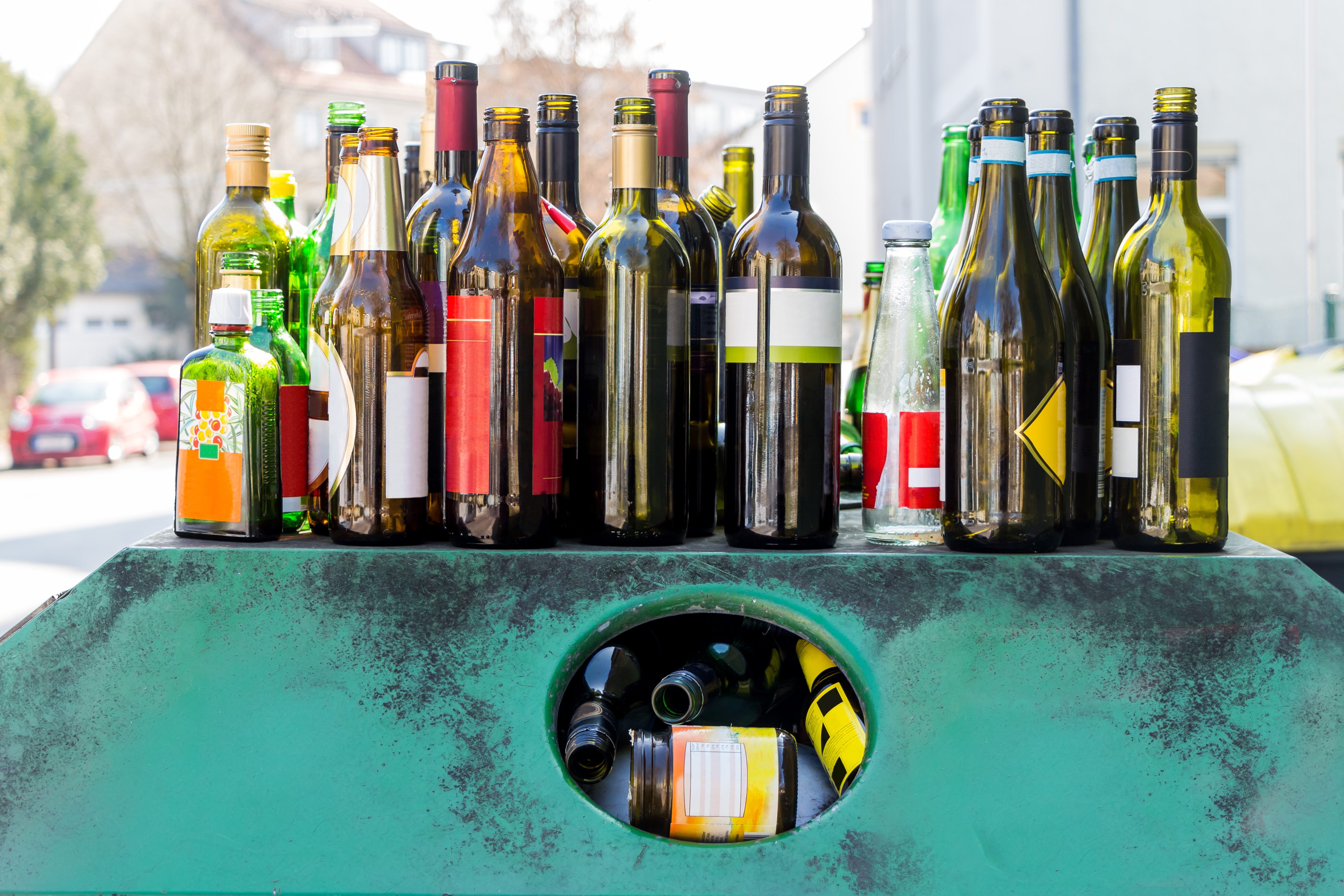 Neuer Standort für Glascontainer