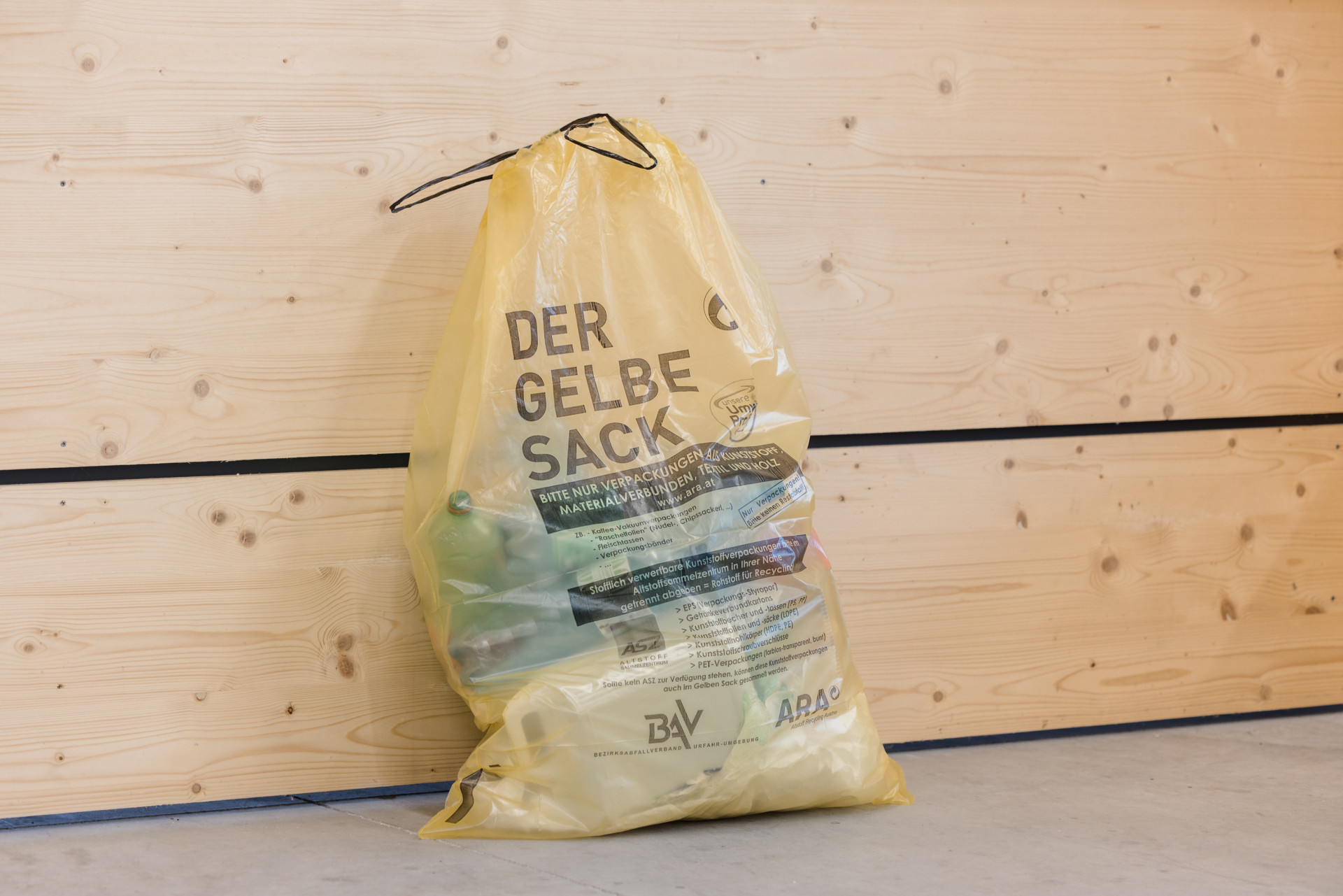 Gelbe Säcke 2026 - Ausgabe am Gemeindeamt