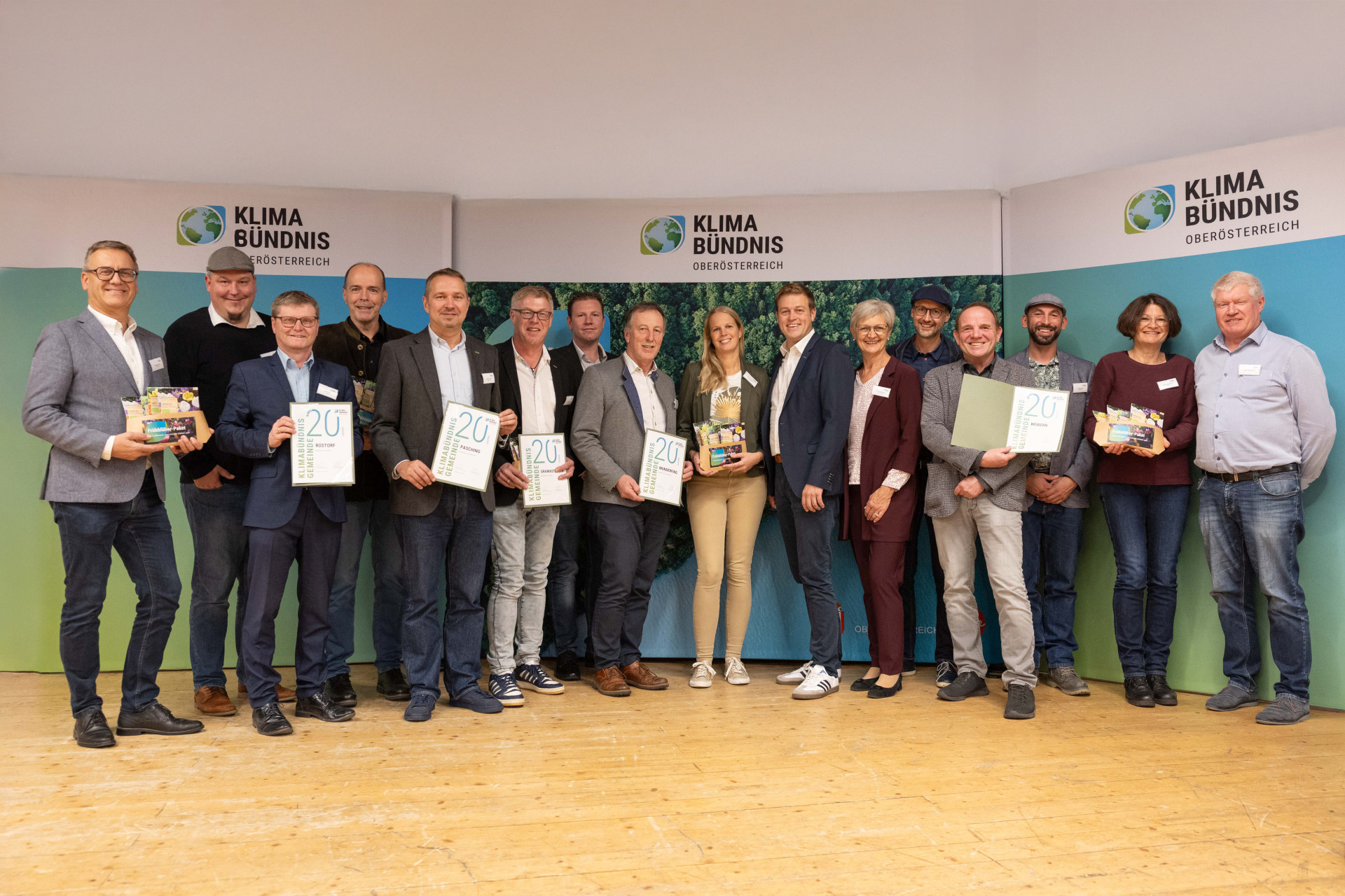Gemeinde Munderfing feiert 20 Jahre Klimabündnisgemeinde